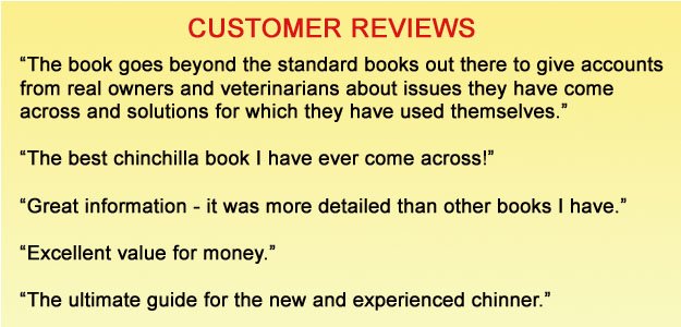 Customer Reviews on An Essential Guide to Owning a Chinchilla